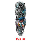 Full Arm Large Size Sleeve Temporary Sticker Dragon Tattoo Waterproof Body Art Realistic 3D Design For Mens Stevvex