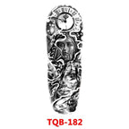 Full Arm Large Size Sleeve Temporary Sticker Dragon Tattoo Waterproof Body Art Realistic 3D Design For Mens Stevvex