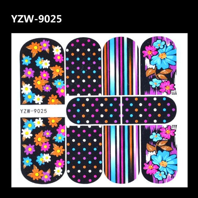 Full Beauty 1pc Black Flower Vine Nail Water Sticker Leaf Lace Design Slider Nail Art Decal Beauty Foils Decoration Nail Decals for Women Nail Art Stickers Water Transfer Decals Design Nail Art Supplies Manicure Acrylic Nail Foil Stencils Decorations Stevvex