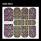 Full Beauty 1pc Black Flower Vine Nail Water Sticker Leaf Lace Design Slider Nail Art Decal Beauty Foils Decoration Nail Decals for Women Nail Art Stickers Water Transfer Decals Design Nail Art Supplies Manicure Acrylic Nail Foil Stencils Decorations Stevvex