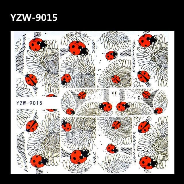 Full Beauty 1pc Black Flower Vine Nail Water Sticker Leaf Lace Design Slider Nail Art Decal Beauty Foils Decoration Nail Decals for Women Nail Art Stickers Water Transfer Decals Design Nail Art Supplies Manicure Acrylic Nail Foil Stencils Decorations Stevvex