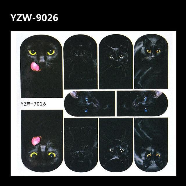 Full Beauty 1pc Black Flower Vine Nail Water Sticker Leaf Lace Design Slider Nail Art Decal Beauty Foils Decoration Nail Decals for Women Nail Art Stickers Water Transfer Decals Design Nail Art Supplies Manicure Acrylic Nail Foil Stencils Decorations Stevvex