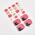 Full Beauty Loveliness Designed Manicure Valentines Nail Art Designer Nail Decals Kids Nails Art Decoration Nail Sticker Set French Tip Guides Stickers French Nail Stickers Form Fringe Guides for Decoration Stencil Tools Stevvex