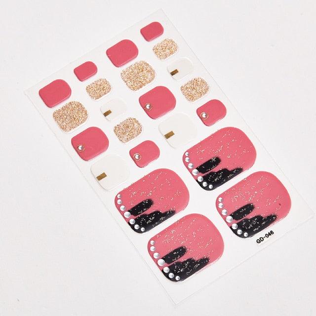 Full Beauty Loveliness Designed Manicure Valentines Nail Art Designer Nail Decals Kids Nails Art Decoration Nail Sticker Set French Tip Guides Stickers French Nail Stickers Form Fringe Guides for Decoration Stencil Tools Stevvex