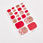 Full Beauty Loveliness Designed Manicure Valentines Nail Art Designer Nail Decals Kids Nails Art Decoration Nail Sticker Set French Tip Guides Stickers French Nail Stickers Form Fringe Guides for Decoration Stencil Tools Stevvex