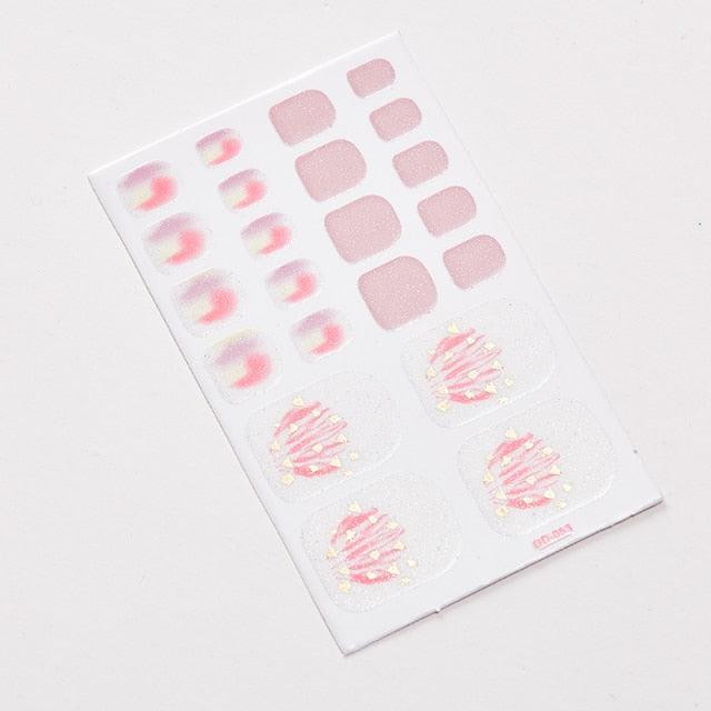 Full Beauty Loveliness Designed Manicure Valentines Nail Art Designer Nail Decals Kids Nails Art Decoration Nail Sticker Set French Tip Guides Stickers French Nail Stickers Form Fringe Guides for Decoration Stencil Tools Stevvex
