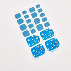 Full Beauty Loveliness Designed Manicure Valentines Nail Art Designer Nail Decals Kids Nails Art Decoration Nail Sticker Set French Tip Guides Stickers French Nail Stickers Form Fringe Guides for Decoration Stencil Tools Stevvex