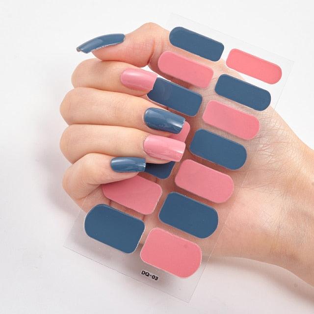 Full Cover Nail Stickers Designer Nail Decals Fashion Five Sorts of Nail Stickers  Nail Sticker set Nail Decoration Nail Strips 3D Nail Art Stickers Decal Slider Template Diy Nail Tool Decorations Nail Art Design Self Adhesive Luxury Designer Nail Sticker Stevvex