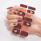 Full Cover Nail Stickers Designer Nail Decals Fashion Five Sorts of Nail Stickers  Nail Sticker set Nail Decoration Nail Strips 3D Nail Art Stickers Decal Slider Template Diy Nail Tool Decorations Nail Art Design Self Adhesive Luxury Designer Nail Sticker Stevvex