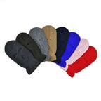Full Face Cover Ski Mask Hat 3 Holes Balaclava Army Tactical CS Windproof Knit Beanies Bonnet Winter Warm Unisex Caps Neck Gaiter, Winter Balaclava Warm Knit Beanie for Outdoor Sports Outdoor Full Face Cover Thermal Ski Mask One Size Stevvex