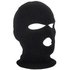 Full Face Cover Ski Mask Hat 3 Holes Balaclava Army Tactical CS Windproof Knit Beanies Bonnet Winter Warm Unisex Caps Neck Gaiter, Winter Balaclava Warm Knit Beanie for Outdoor Sports Outdoor Full Face Cover Thermal Ski Mask One Size Stevvex