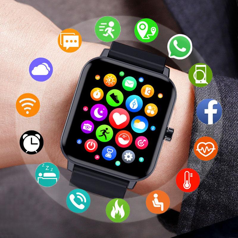 Full Touch Children Watch For Girls Boys Wrist Watch Child Students Clock Electronic Digital Wristwatch  Pedometer Music Video Recorder Player Camera Flashlight Alarm Clock And More Smartwatch For Age 3-12 Boys Girls Gifts Stevvex