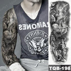 Full Women Man Realistic Waterproof Temporary Tattoo Tiger Stickers Luxury Big Design For Arm Thigh