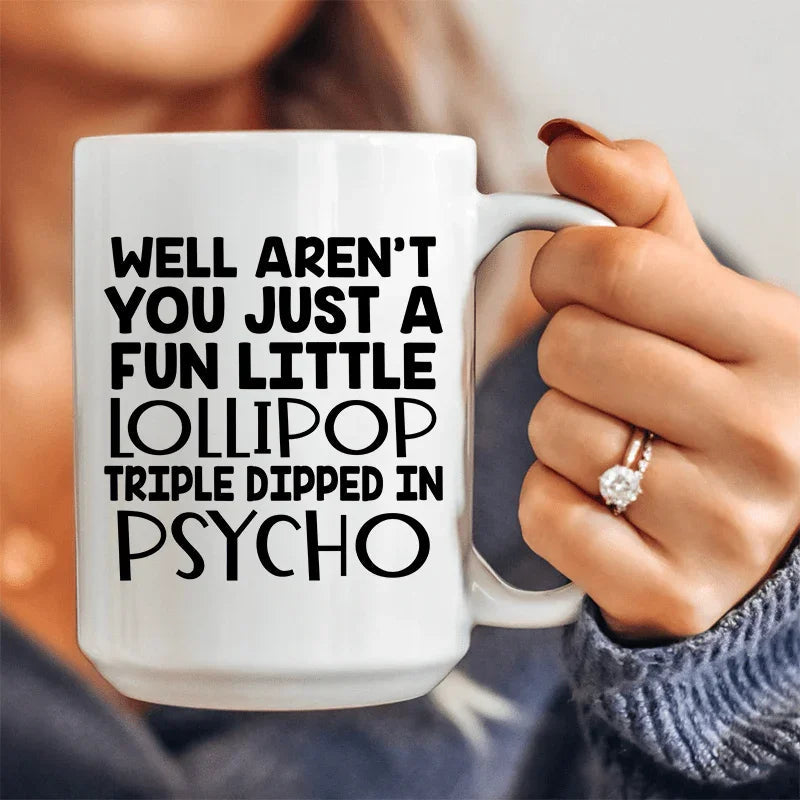 Fun Little Lollipop Ceramic Mug 15 oz Peachy Sunday