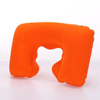 Functional Inflatable Neck Pillow Inflatable U Shaped Travel Pillow Car Head Neck Rest Air Cushion for Travel Neck Pillow Functional U-Shape Travel Pillow For Airplane Inflatable Neck Pillow Travel Accessories Comfortable Sleep Pillows