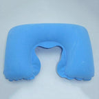 Functional U-Shape Travel Pillow For Airplane Inflatable Neck Pillow Travel Accessories Comfortable Sleep Pillows Inflatable Neck Pillow Inflatable U Shaped Travel Pillow Car Head Neck Rest Air Cushion For Travel Neck Pillow Stevvex