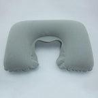Functional U-Shape Travel Pillow For Airplane Inflatable Neck Pillow Travel Accessories Comfortable Sleep Pillows Inflatable Neck Pillow Inflatable U Shaped Travel Pillow Car Head Neck Rest Air Cushion For Travel Neck Pillow Stevvex