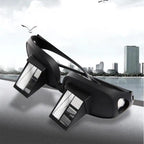 Funny Black Lazy Periscope Horizontal Reading TV Lightweight Sit View Glasses Lie Down Unisex Wide Use Glasses Stevvex