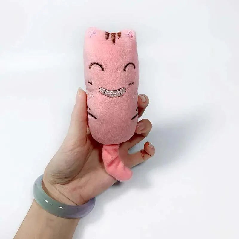 Funny Colorful Teeth Grinding Catnip Toys Cute Kitten Chewing Toy Stuffed Toys For Pets Soft Cat Toys Stevvex