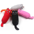 Funny Colorful Teeth Grinding Catnip Toys Cute Kitten Chewing Toy Stuffed Toys For Pets Soft Cat Toys Stevvex