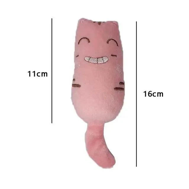 Funny Colorful Teeth Grinding Catnip Toys Cute Kitten Chewing Toy Stuffed Toys For Pets Soft Cat Toys Stevvex