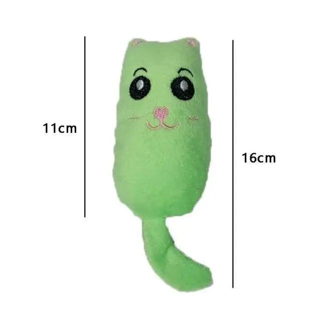 Funny Colorful Teeth Grinding Catnip Toys Cute Kitten Chewing Toy Stuffed Toys For Pets Soft Cat Toys Stevvex