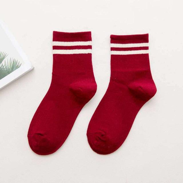Funny Cute Cotton Crew Socks Women Fashion Colorful  Retro Long Socks New Year Christmas Gifts For Men And Women Stevvex