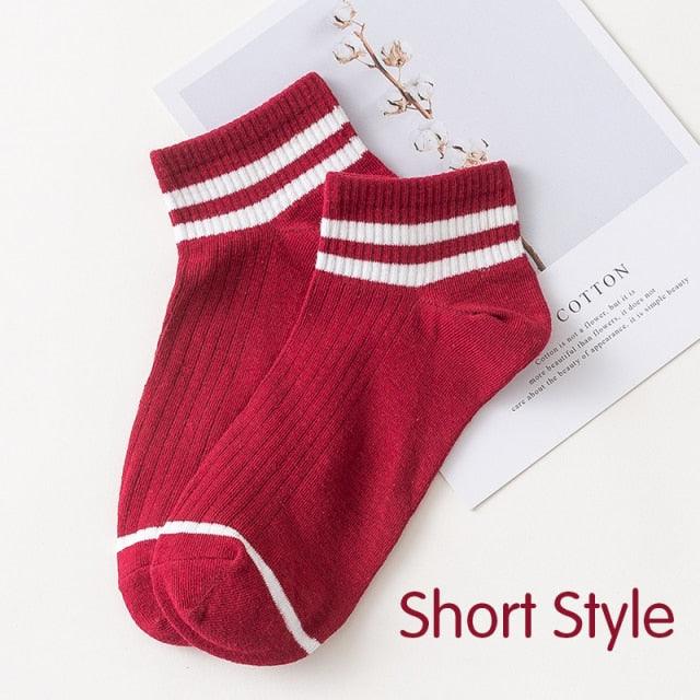 Funny Cute Cotton Crew Socks Women Fashion Colorful  Retro Long Socks New Year Christmas Gifts For Men And Women Stevvex