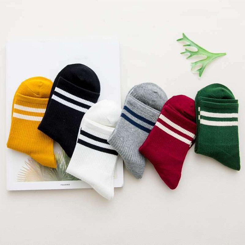 Funny Cute Cotton Crew Socks Women Fashion Colorful  Retro Long Socks New Year Christmas Gifts For Men And Women Stevvex