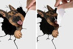Funny Dog Head In The Crack Vinyl Car Funny Dog Head In The Crack Vinyl Car Stickers Decals Motorcycle Accessories Car-window Decorative Goods Broken Glass Sticker Car Stickers Decals Motorcycle Accessories Car-window Decorative Goods Pvc Car Sticker Stevvex