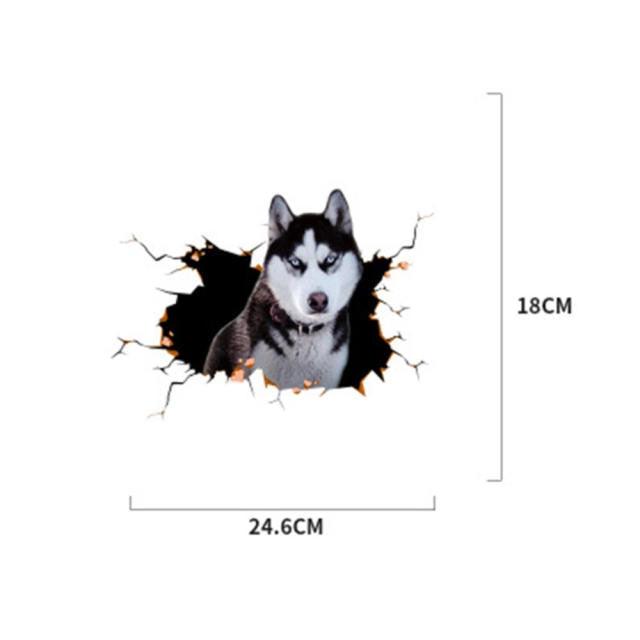 Funny Dog Head In The Crack Vinyl Car Funny Dog Head In The Crack Vinyl Car Stickers Decals Motorcycle Accessories Car-window Decorative Goods Broken Glass Sticker Car Stickers Decals Motorcycle Accessories Car-window Decorative Goods Pvc Car Sticker Stevvex
