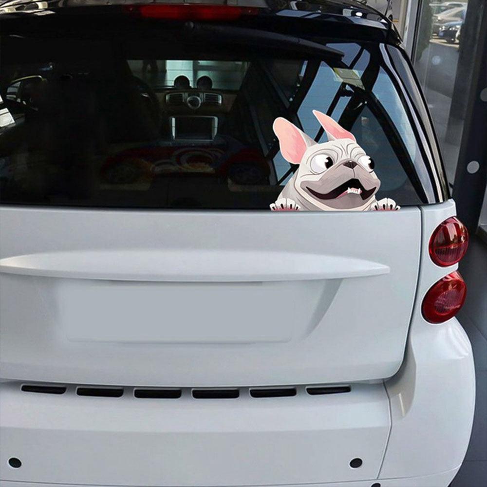 Funny Dog Head In The Crack Vinyl Car Funny Dog Head In The Crack Vinyl Car Stickers Decals Motorcycle Accessories Car-window Decorative Goods Broken Glass Sticker Car Stickers Decals Motorcycle Accessories Car-window Decorative Goods Pvc Car Sticker Stevvex