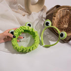 Funny Frog Makeup Headband Wide-brimmed Elastic Hairbands Cute Girls Hair Bands Women Hair Accessories Girls Hairband Gorgeous Hair Accessories For Women Stevvex