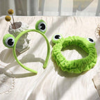 Funny Frog Makeup Headband Wide-brimmed Elastic Hairbands Cute Girls Hair Bands Women Hair Accessories Girls Hairband Gorgeous Hair Accessories For Women Stevvex