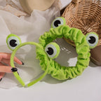 Funny Frog Makeup Headband Wide-brimmed Elastic Hairbands Cute Girls Hair Bands Women Hair Accessories Girls Hairband Gorgeous Hair Accessories For Women Stevvex