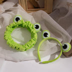 Funny Frog Makeup Headband Wide-brimmed Elastic Hairbands Cute Girls Hair Bands Women Hair Accessories Girls Hairband Gorgeous Hair Accessories For Women Stevvex