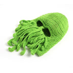 Funny Party Octopus Beard Hat Unisex Animal Cthulhu Crocheted Tentacle Knit Wind Mask Ski Cap Halloween Hats Bear Boys Octopus Beanie Hat For Men Winter Warm Skiing Biking Costume Squid Mask Foldaway Beard Octopus Pirate Hats Bearded Caps Stevvex