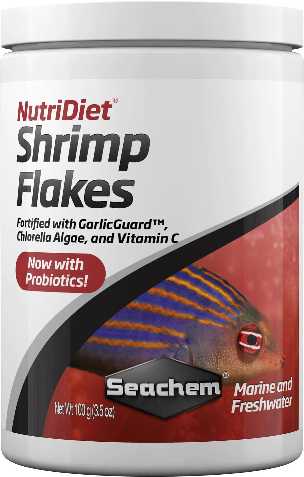 Seachem NutriDiet Shrimp Flakes - Probiotic Fish Food Formula with GarlicGuard 100g Lootquake LLC