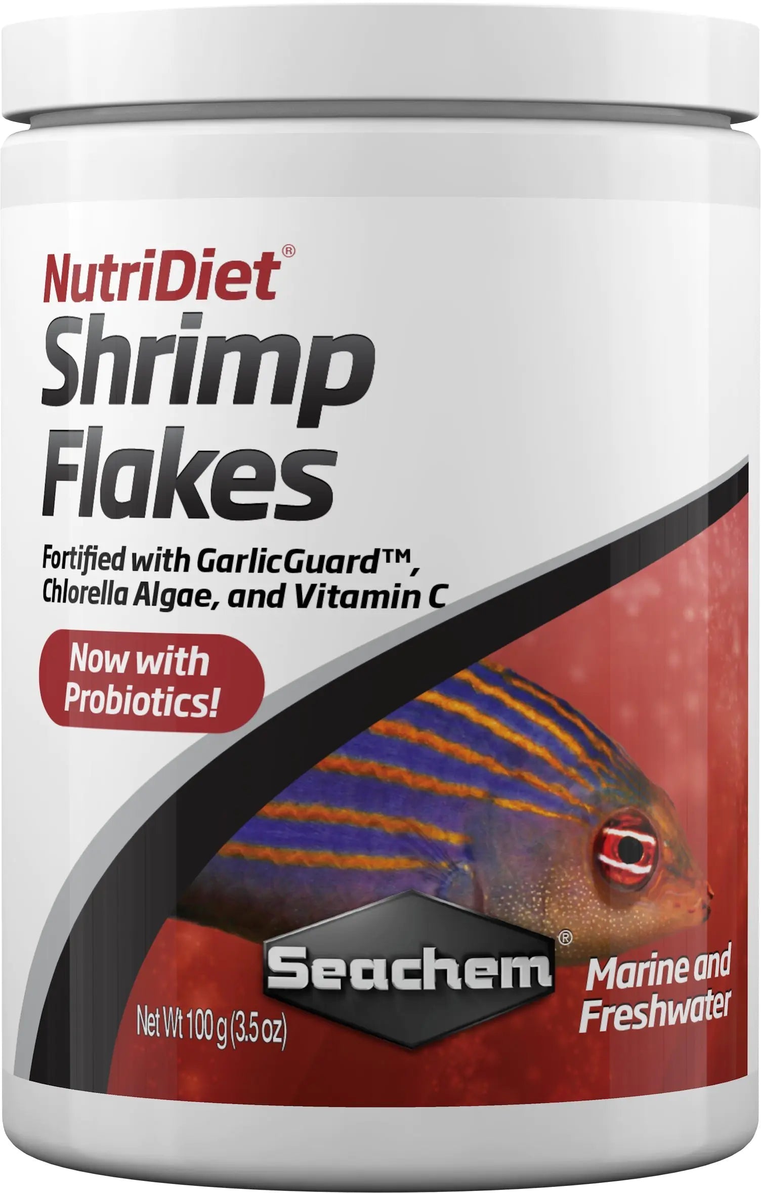 Seachem NutriDiet Shrimp Flakes - Probiotic Fish Food Formula with GarlicGuard 100g Lootquake LLC