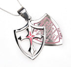 2 Piece Shield Cross Necklace KingdomWear