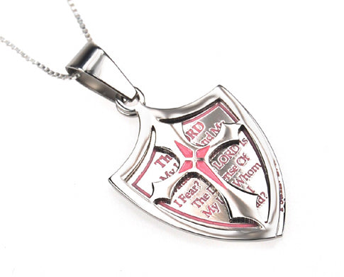 2 Piece Shield Cross Necklace KingdomWear
