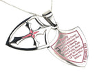 2 Piece Shield Cross Necklace KingdomWear