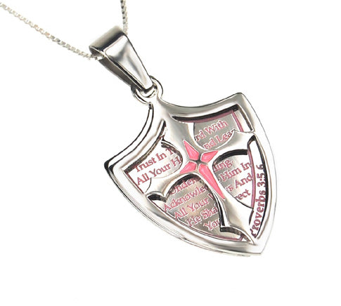 2 Piece Shield Cross Necklace KingdomWear