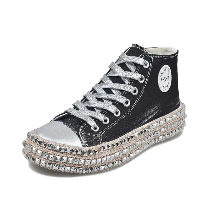 Women Leopard Canvas Shoes Pi-Mart