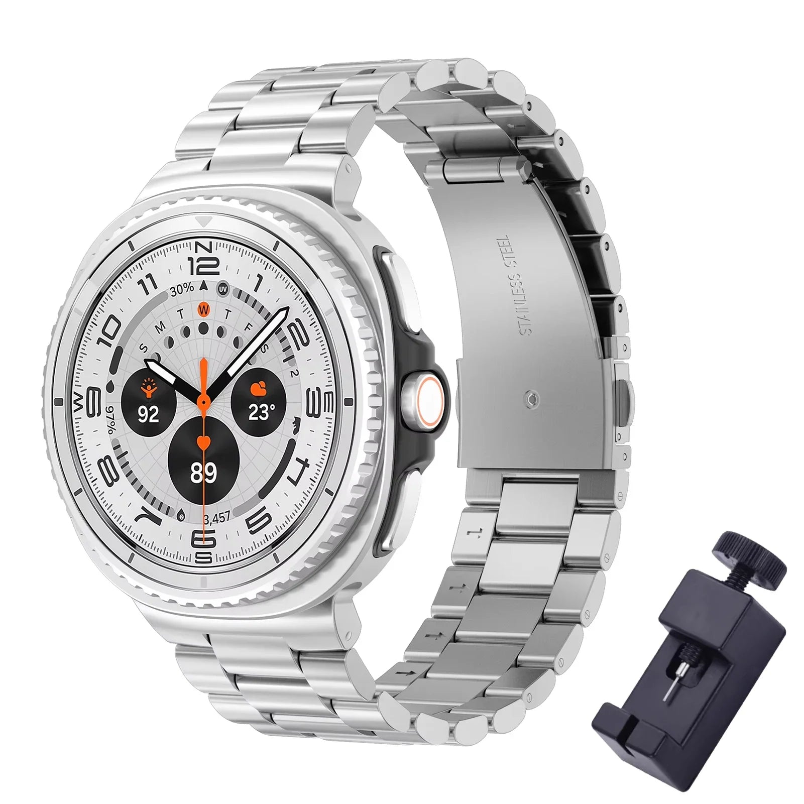 Galaxy 8 Galaxy 8 Classic Stainless Steel Band - Polished