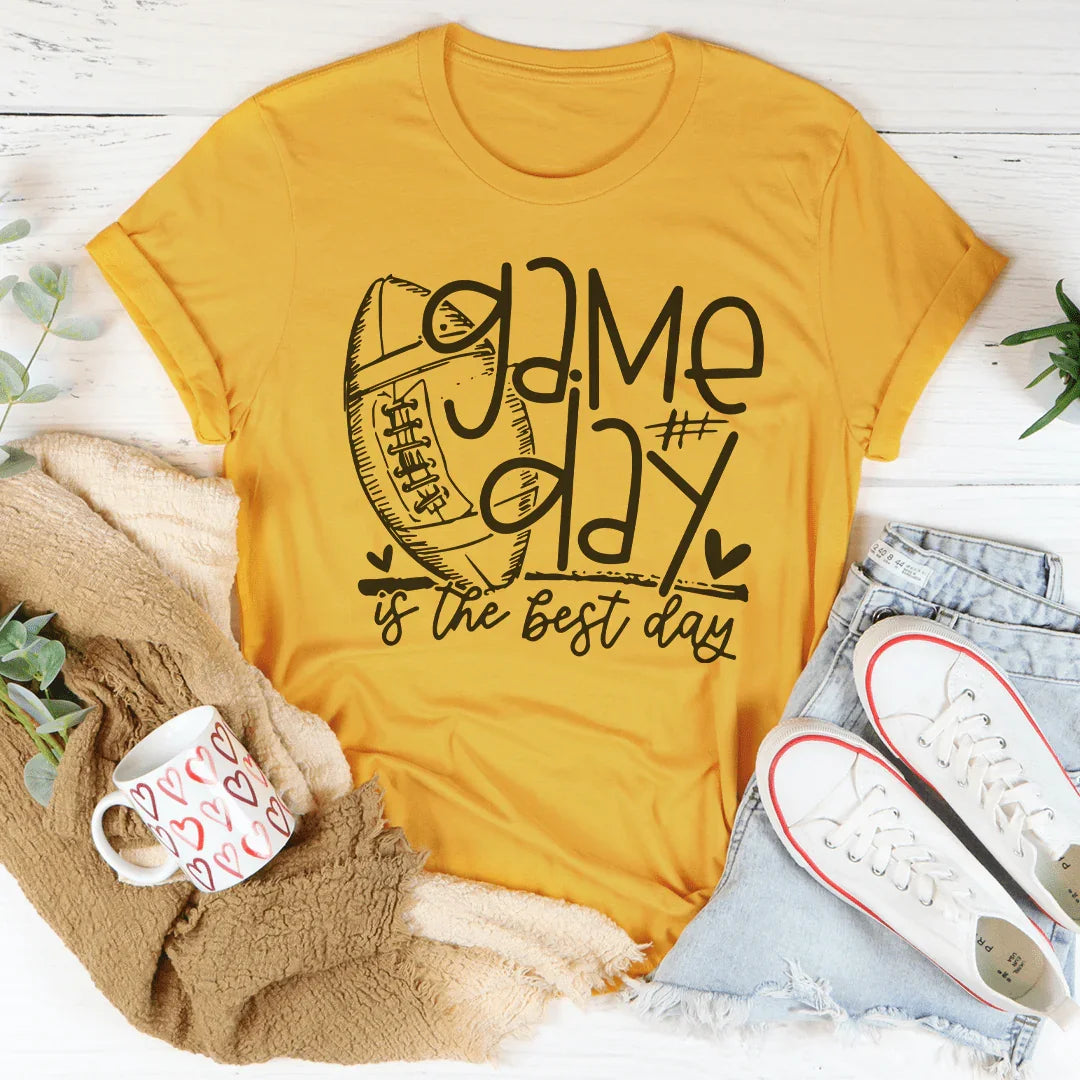 Game Day Is Best Day Tee Peachy Sunday