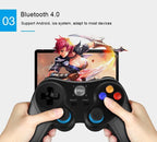 Gamepad Wireless Bluetooth Mobile Game Controller Joystick For Phone Android iOS PC Mobile Game Controller, Wireless Bluetooth Gamepad Joystick Multimedia Game Controller Compatible with Android Perfect for The Most Games Stevvex