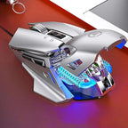 Gaming Adjustable DPI Wired PC Mouse Laptop Home Office Mouse With Metal Bottom Plate Stevvex