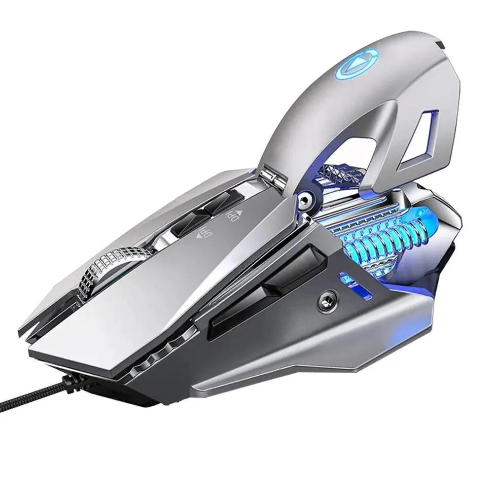 Gaming Adjustable DPI Wired PC Mouse Laptop Home Office Mouse With Metal Bottom Plate Stevvex