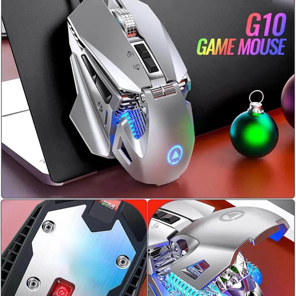 Gaming Adjustable DPI Wired PC Mouse Laptop Home Office Mouse With Metal Bottom Plate Stevvex